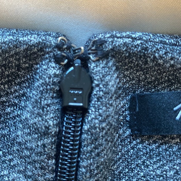 MADEWELL Bridgewalk Long Sleeve V-Neck Dress Gray Sz 12 Style F9143 - Picture 8 of 8